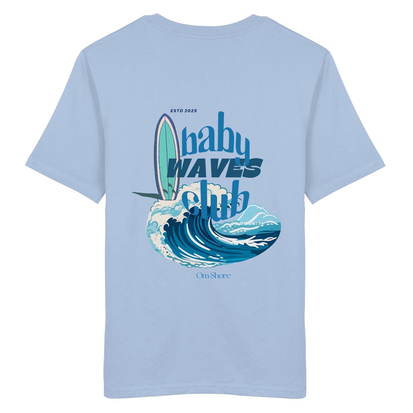Baby Waves Club TShirt Blue