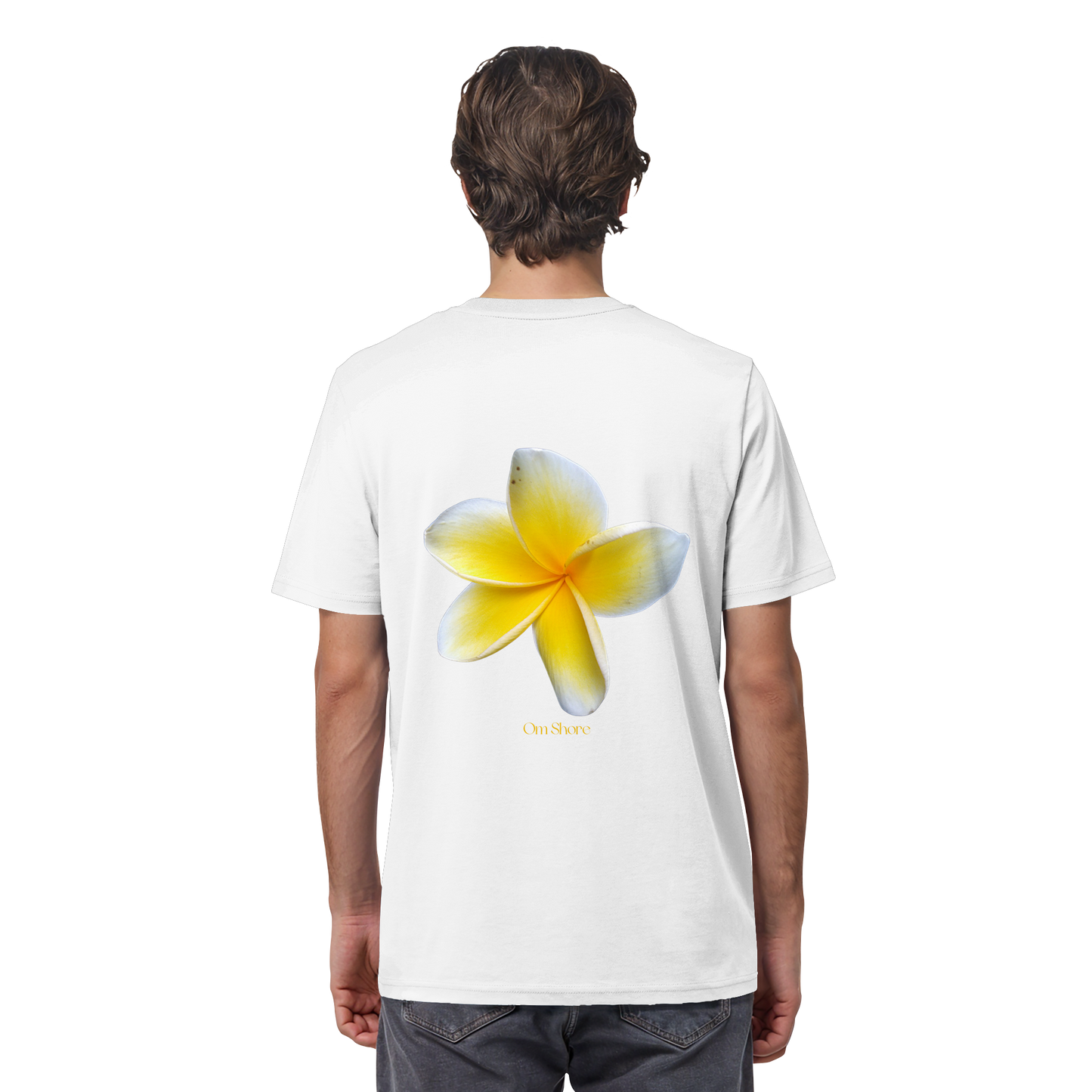 Om Shore Frangipani Flow TShirt