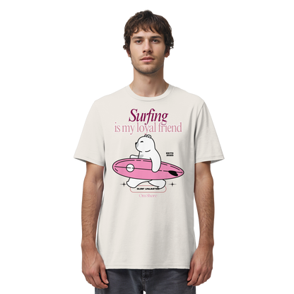 Om Shore Shirt "Surfing is my loyal friend"